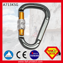 HMS Metal Classic Aluminium Bergsteigen Karabiner